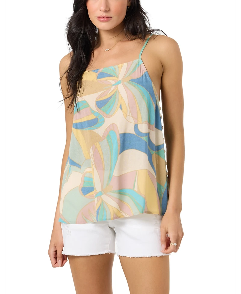 O'Neill Juniors' Martina Square Neck Butterfly Tank Top