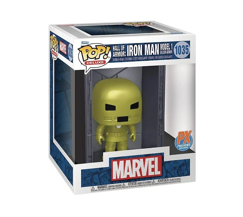 Funko Marvel Exclusive Funko Pop Deluxe | Hall of Armor Iron Man Model 1