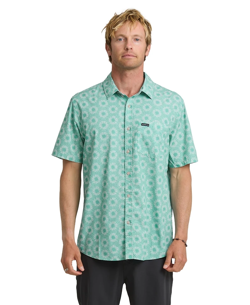 Quiksilver Men's Ocean Mayhem Classic Short-Sleeve Shirt