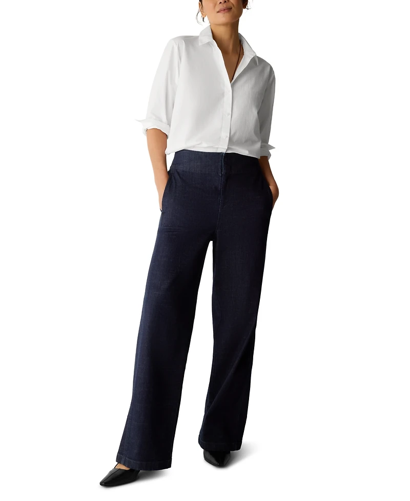 Eileen Fisher Women's Wide-Leg Trousers