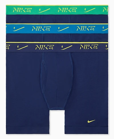 Nike Men's Dri-fit Essential Cotton Stretch Boxer Briefs, 3-Pack