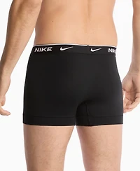 Nike Men's Dri-fit Essential Cotton Stretch Trunks, 3-Pack