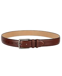 Club Room Men's Luxury Drop Edge Stitched Leather Belt, Macy's Exclusive