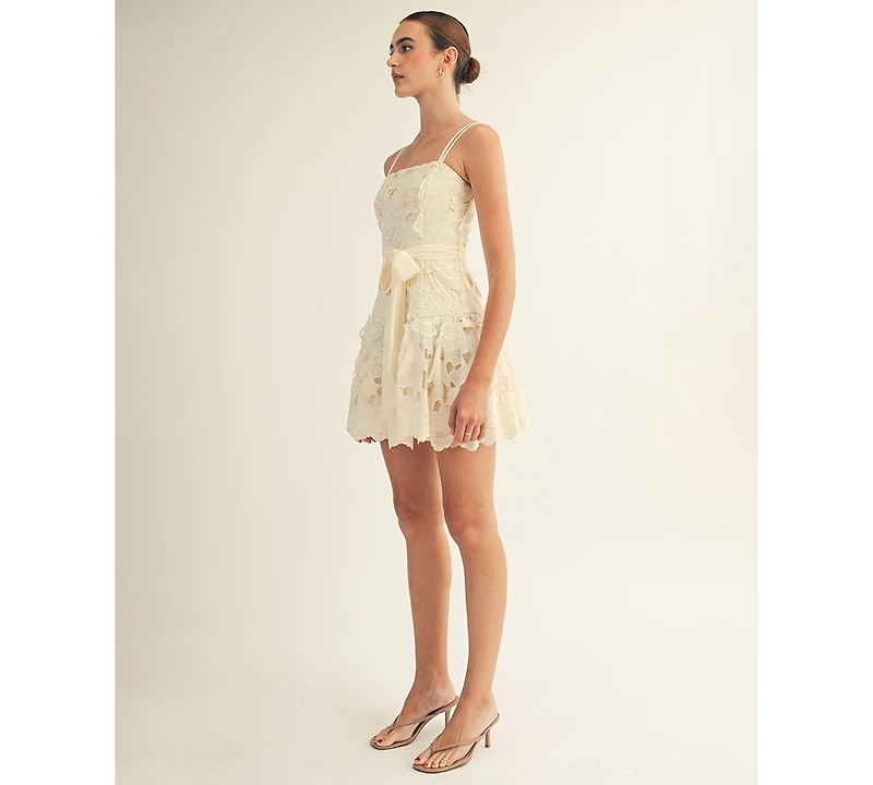 Arose Studio, Inc Women's Square Neck Mini Dress