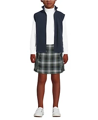 Lands' End Girls Lightweight Fleece Vest