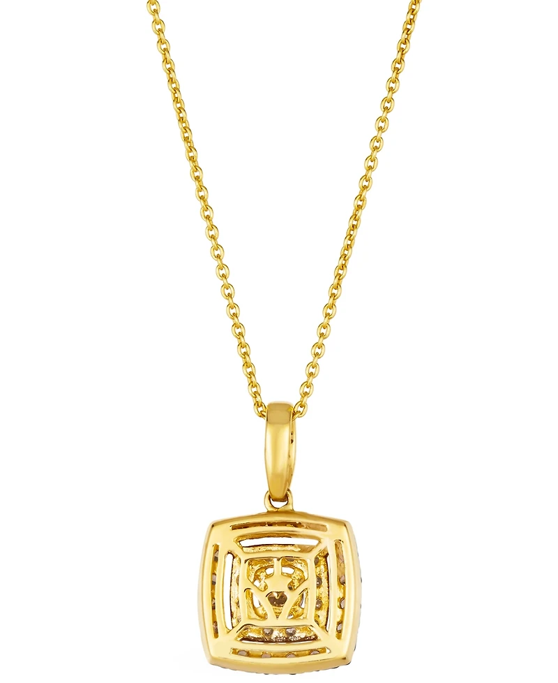 Le Vian Nude Diamond (1/5 ct. t.w.) & Chocolate Diamond (2/5 ct. t.w.) Pendant Necklace in 14k Honey Gold