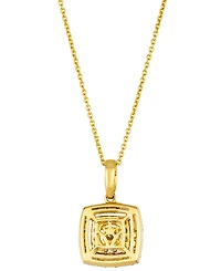 Le Vian Nude Diamond (1/5 ct. t.w.) & Chocolate Diamond (2/5 ct. t.w.) Pendant Necklace in 14k Honey Gold