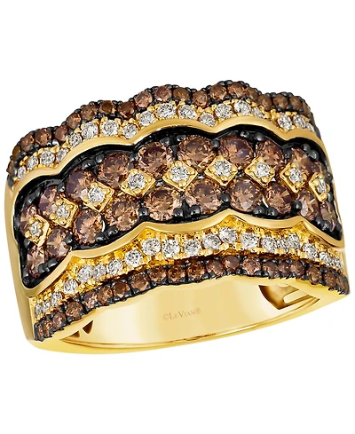 Le Vian Chocolate Diamond (1.40 ct. t.w.) & Nude Diamond (0.37 ct. t.w.) Ring in 14k Honey Gold