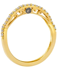 Le Vian Chocolate Diamond (0.01 ct. t.w.) & Vanilla Diamond (0.20 ct. t.w.) Ring in 14k Honey Gold