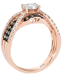 Le Vian Chocolate Ombre Diamond (0.46 ct. t.w.) Ring in 14k Honey Gold