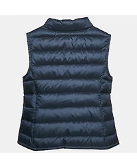 Pre-Owned Moncler Women's Navy Blue Nylon New Amaury Packable Down