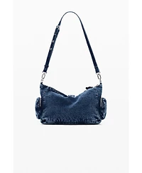 Desigual Women's Medium denim floral bag