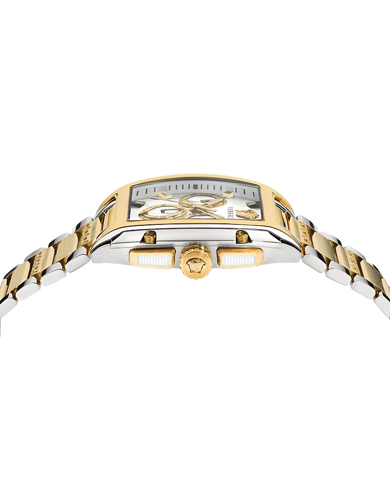 Versace Men's Dominus Two-Tone Stainless Steel Bracelet Watch