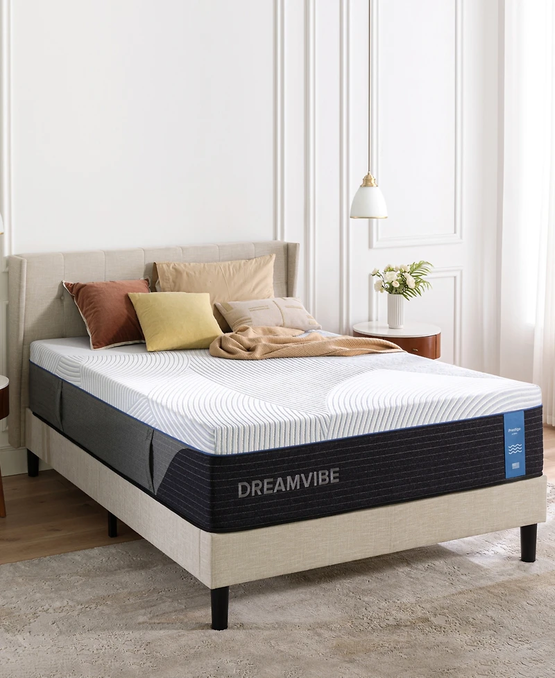 Zinus DreamVibe Prestige 14" Hybrid Medium Plush Tight Top Mattress in a Box, Queen