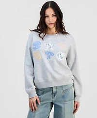 Self Esteem Juniors' Patchwork Graphic Sweatshirt