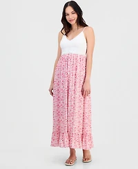 Madden Girl Juniors' Crochet Maxi Dress