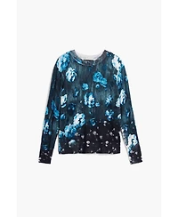 Desigual Women's Lightweight floral sweater