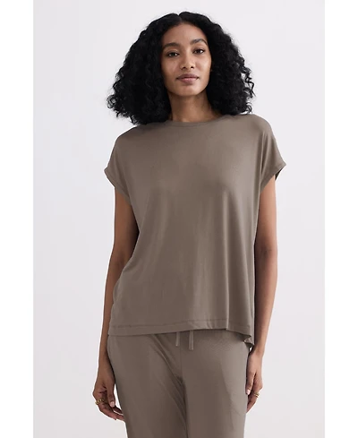 Reistor Women's Relaxed Tee Earth Grey