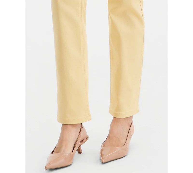 Jones New York Women's Mid-Rise Lexington Straight Jeans