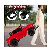 Hongge Two Seater Ride On Truck for Kids with Remote Control Storage Bed and Safety Belts