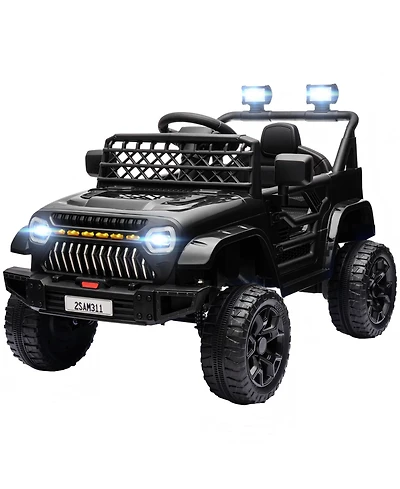 Hongge Kids 12V Electric Ride On Car with Parent Remote Slow Start Suspension for Ages 3 to 6