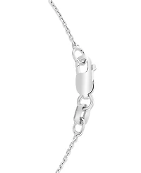 Diamond Halo 18" Pendant Necklace (1/2 ct. t.w.) in 14k White Gold