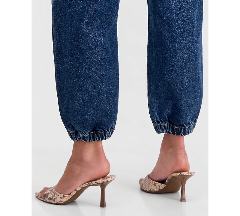 I.n.c. International Concepts Petite High-Rise Barrel Ankle Jeans, Created for Macy's