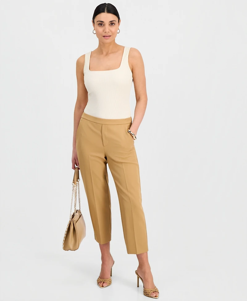 I.n.c. International Concepts Petite Pull-On Cropped Pants, Created for Macy's