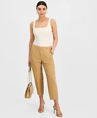 I.n.c. International Concepts Petite Pull-On Cropped Pants, Created for Macy's