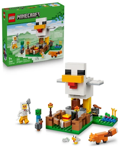 Lego Minecraft Chicken Farm Building Toy 21585, 233 Pieces