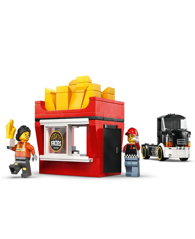 Lego City Fries Food Truck Toy Building Set 60488, 216 Pieces