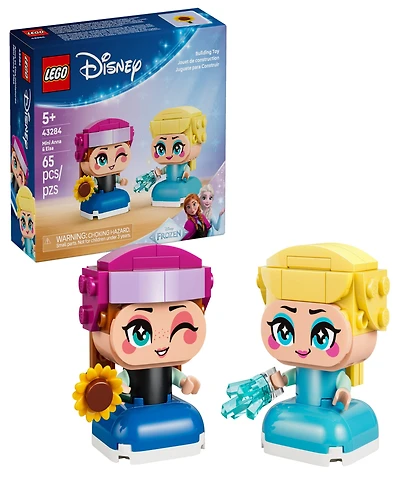 Lego Disney Frozen Mini Anna Elsa Toys 43284, 65 Pieces