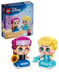 Lego Disney Frozen Mini Anna Elsa Toys 43284, 65 Pieces