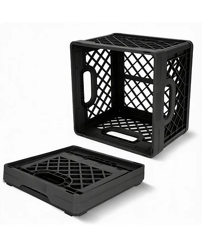 Yigii 25L Collapsible Storage Bins - Stackable, Durable, Lightweight