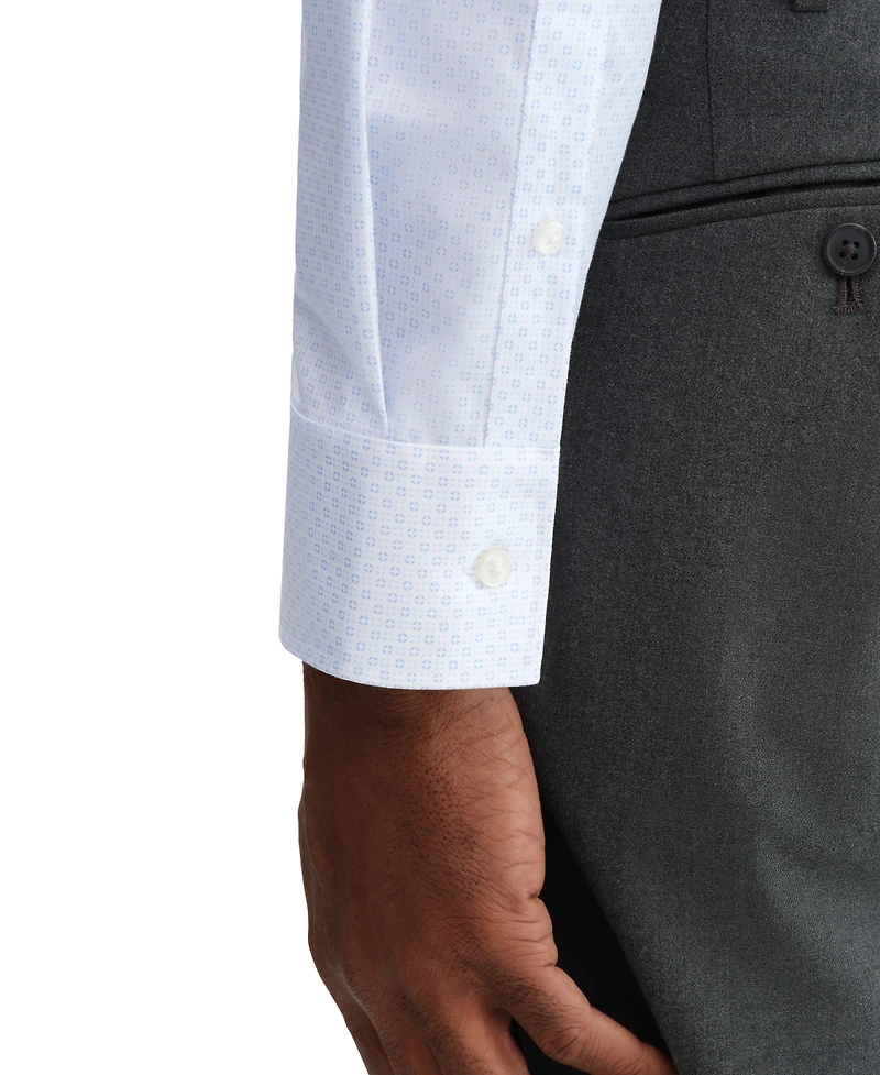 Calvin Klein Men's Spread Collar Regular-Fit Dress Shirt