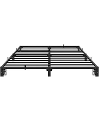 gaomon Heavy-Duty Black Metal Bed Frame - Ultra-Strong Load-Bearing Platform Bed, No Need for Additional Box, Comes with Elevated Storage Space