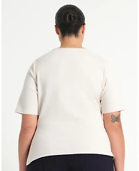 Estelle Women's Sasha Assymetric Pleated Top