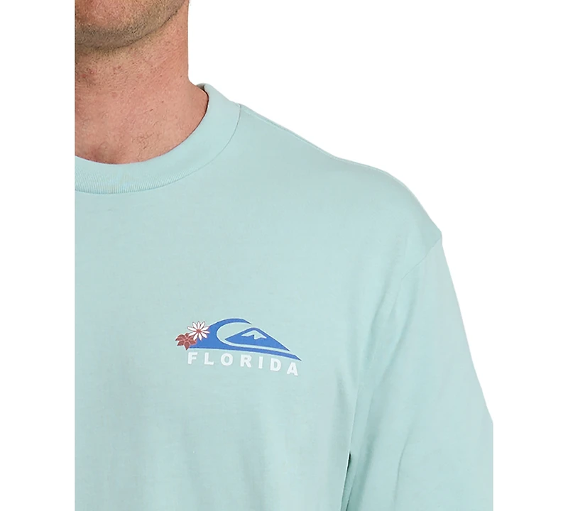 Quiksilver Men's Printed Crewneck T-Shirt