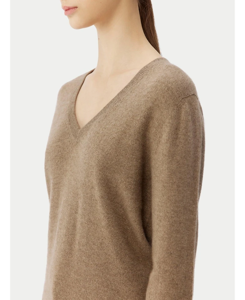 Gobi Cashmere Women's Timeless V-Neck Sweater