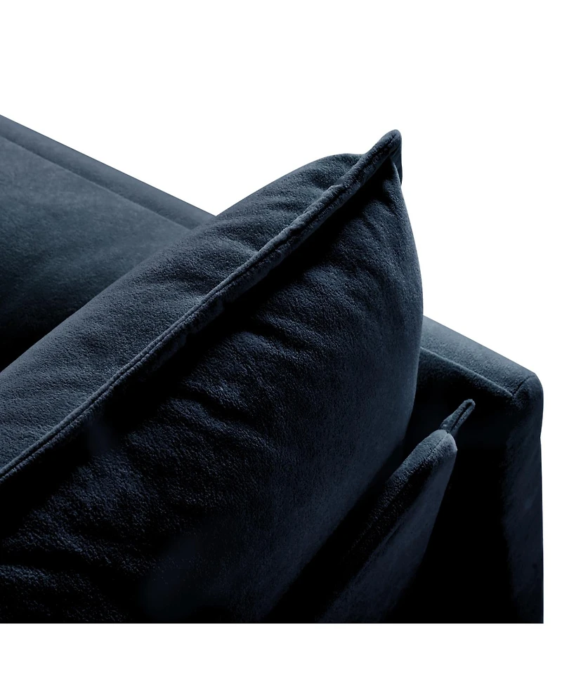 Streamdale Furniture Oversized Deep Seat Sectional Sofa, Modern Chenille Cloud Couch