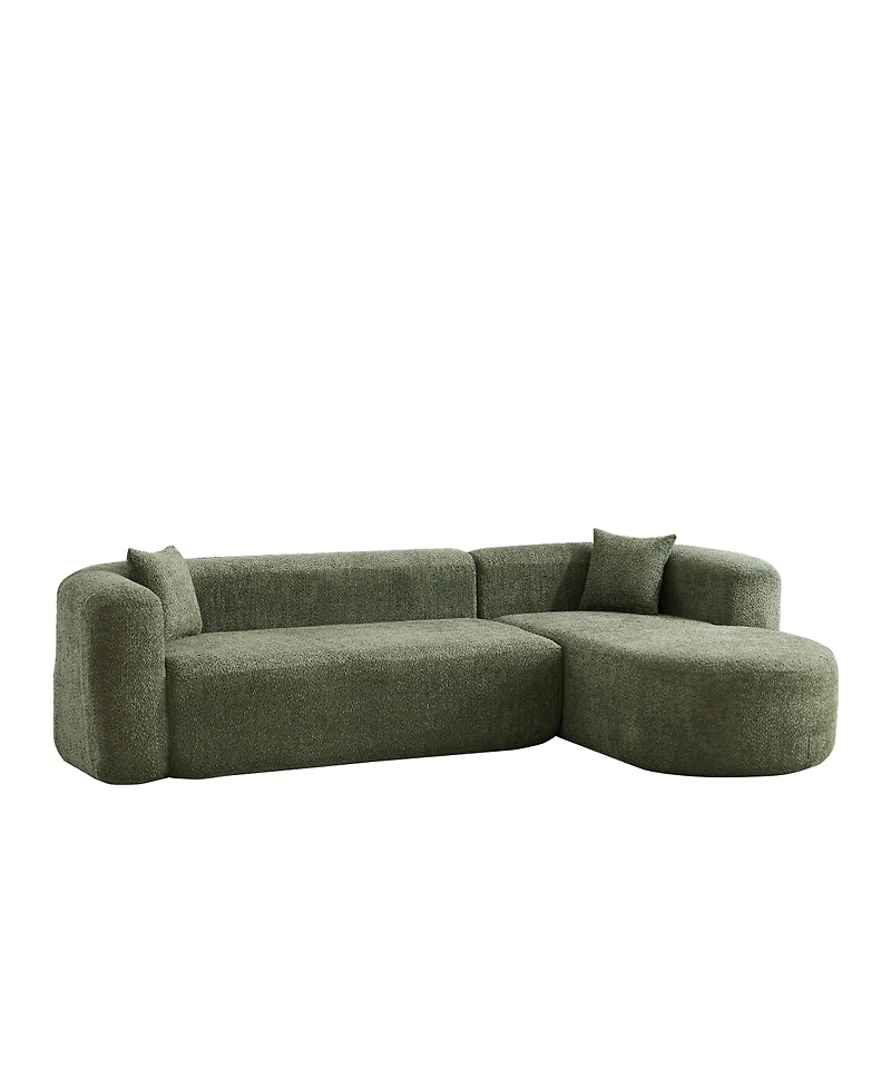 Streamdale Furniture Cloud-Like Chenille Modular Sofa - No Assembly Required