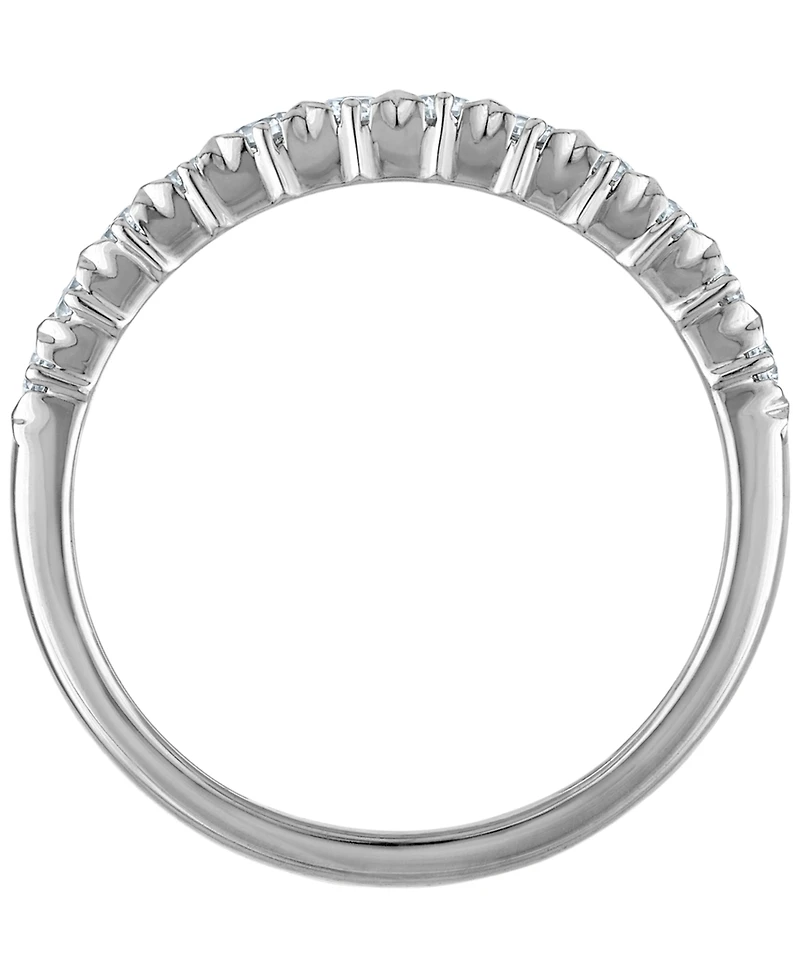 Macy's Diamond (1/2 ct. t.w.) Wedding Band Ring in 14k White Gold