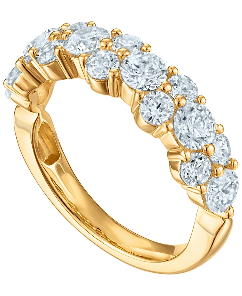 Macy's Diamond (2 ct. t.w.) Wedding Band Ring in 14k Yellow Gold