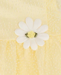 Rare Editions Baby Girls' Sleeveless Round Neck Dress