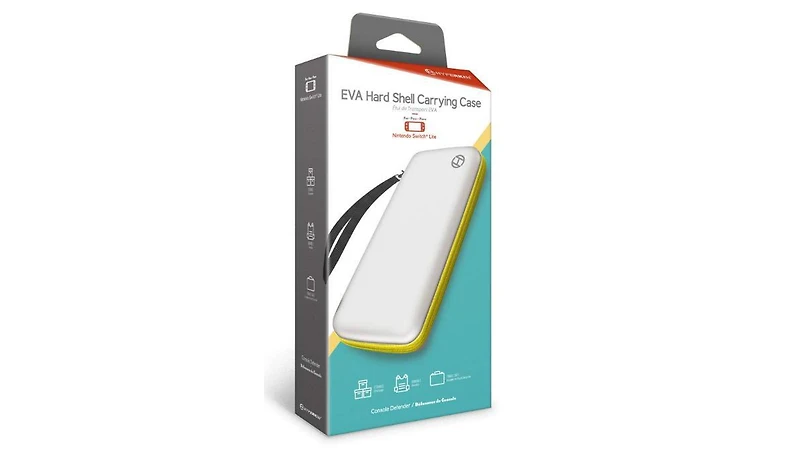Hyperkin Eva Hard Shell Carrying Case for Nintendo Switch Lite (White/ Yellow)