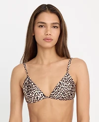 Good American Women's Perfect Fit V-Neck Bralette Bikini Top