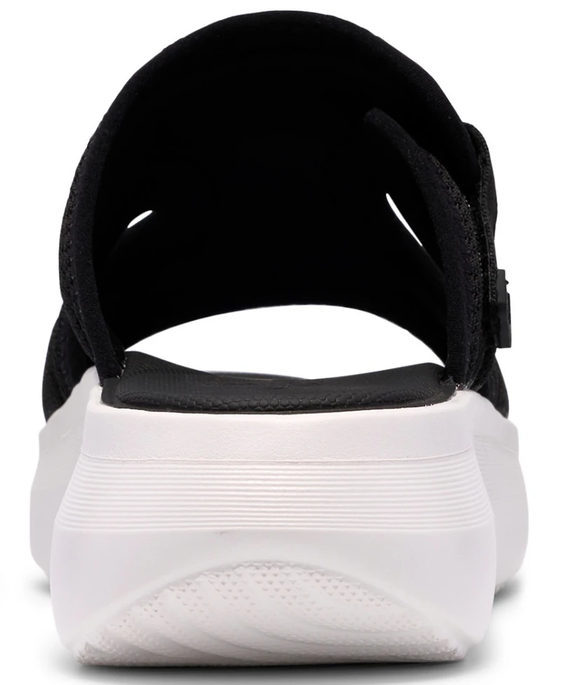 Clarks Women's Solevana Mist Slip-On Wedge Sandals