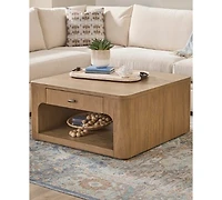 Furniture Nordic 37" Wood Square Coffee Table
