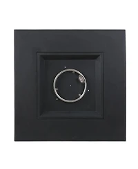 Flynama 50000 Btu Outdoor Propane Fire Pit Dark Grey with Tank Holder Lightweight Concrete Modern Design