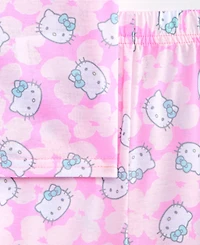 Hello Kitty Girls' 4-10 Button-Down Pajamas, 2-Piece Set